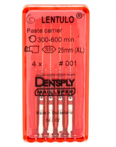 Lentulo 001 L25мм 4шт. красные Lentulo 001 L25мм 4шт. красные