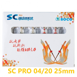 SOCO Файлы с памятью формы SC-PRO 04/20 25мм 6 шт.