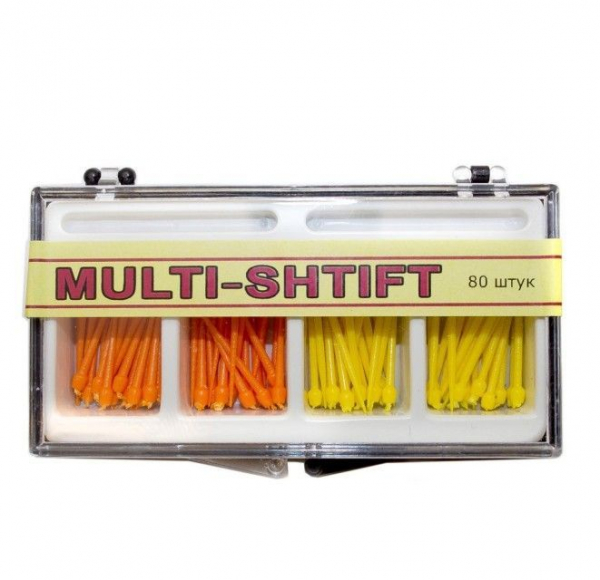 Беззольные штифты MULTI-SHTIFT ассорти, 80шт. Беззольные штифты MULTI-SHTIFT ассорти, 80шт.