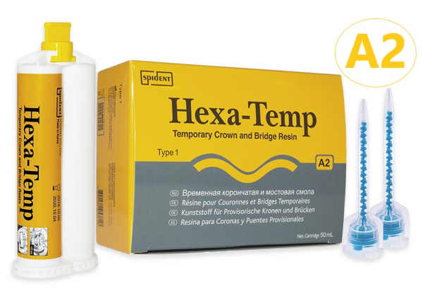 Hexa Temp A2 (50 мл*1 картридж/75г), Spident Hexa Temp A2 (50 мл*1 картридж/75г), Spident