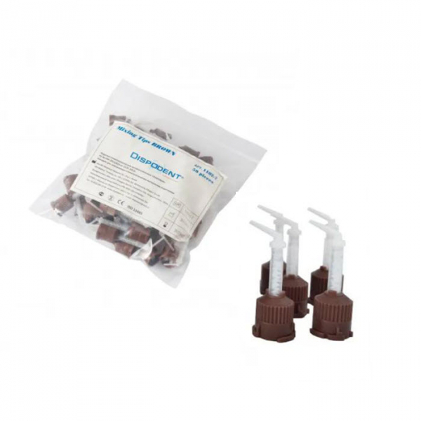 Насадки смешивающие Mixing Tips Brown (Коричневые) 50 шт. Dispodent Насадки смешивающие Mixing Tips Brown (Коричневые) 50 шт. Dispodent