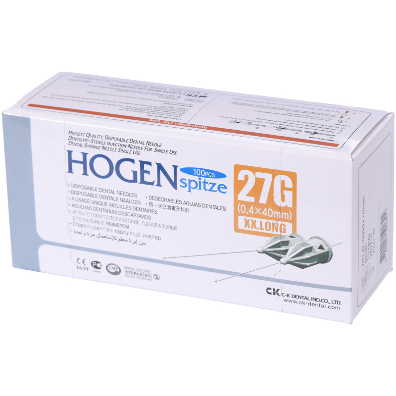 ���� ���������� Hogen Spitze 27G*40 ��, 100 ��.