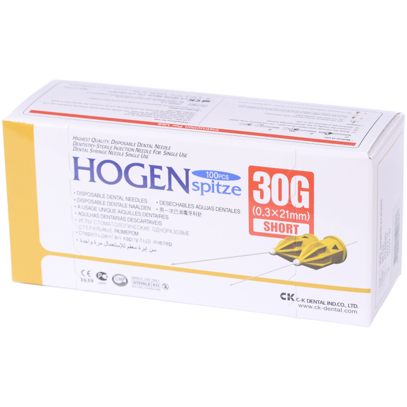 Èãëû êàðïóëüíûå Hogen Spitze 30G*21 ìì, 100 øò. Èãëû êàðïóëüíûå Hogen Spitze 30G*21 ìì, 100 øò.