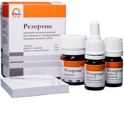 Резортин 10гр+5мл+5мл Технодент Резортин 10гр+5мл+5мл Технодент