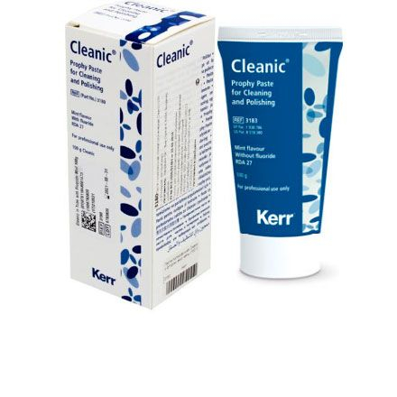 3183 Паста для чистки и полировки Cleanic, Мята, без фтора, 100 г 3183 Паста для чистки и полировки Cleanic, Мята, без фтора, 100 г
