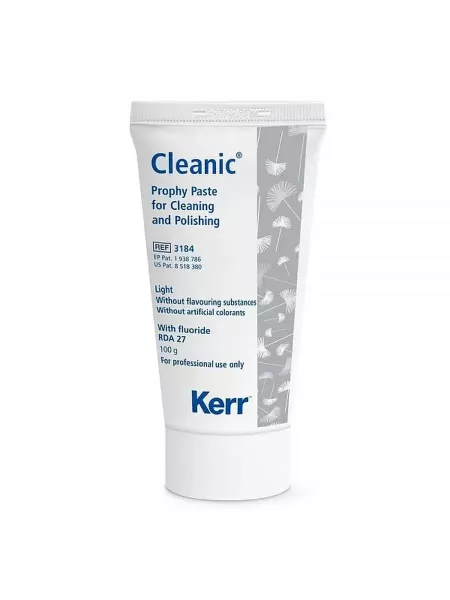 3184 Паста полировочная Cleanic (Клиник) без вкуса (со фтором) 100 г 3184 Паста полировочная Cleanic (Клиник) без вкуса (со фтором) 100 г