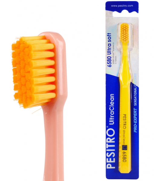 6580 Зубная щетка UltraClean Ultra soft Pesitro, 1шт. 6580 Зубная щетка UltraClean Ultra soft Pesitro, 1шт.