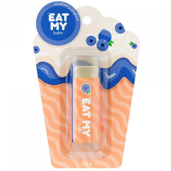 Бальзам для губ EAT MY Йогурт с голубикой Бальзам для губ EAT MY Йогурт с голубикой