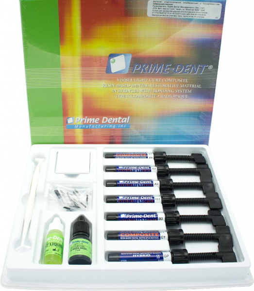 Прайм Дент (Prime-Dent) 7шпр*4гр свет.композит Прайм Дент (Prime-Dent) 7шпр*4гр свет.композит