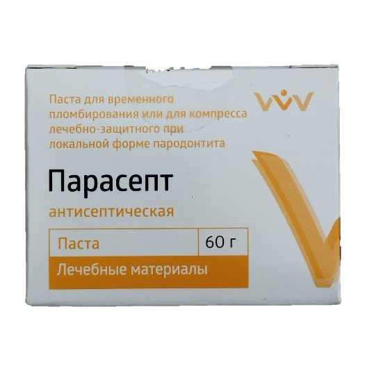 Парасепт антисептический лечебно-защитный компресс 60 гр Парасепт антисептический лечебно-защитный компресс 60 гр