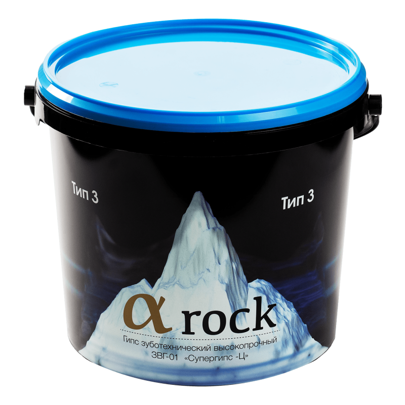Супергипс a-rock III класс, Голубой - ведро 5кг, Целит Супергипс a-rock III класс, Голубой - ведро 5кг, Целит