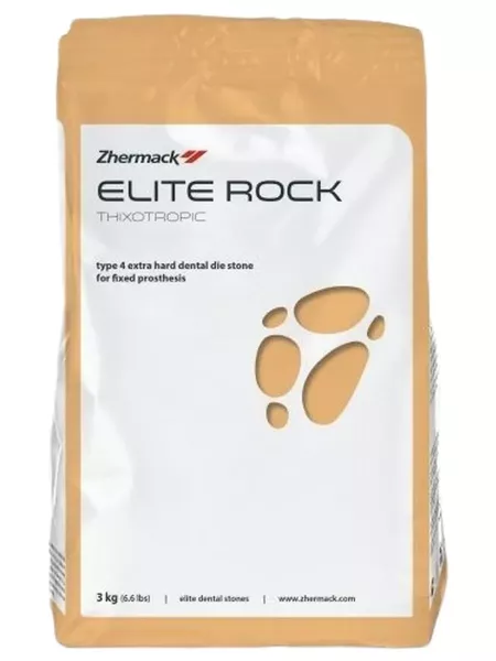 Супергипс Elite Rock IV класса, 3кг (CREAM) Zhermack Супергипс Elite Rock IV класса, 3кг (CREAM) Zhermack