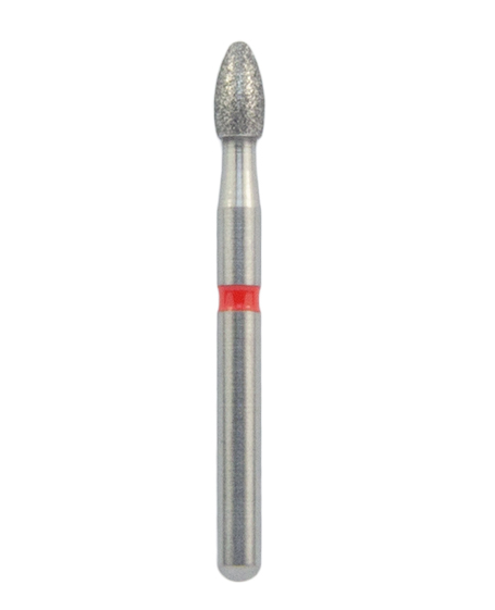Боры алмазные 379-018F-FG красн NTI олива круглая Боры алмазные 379-018F-FG красн NTI олива круглая
